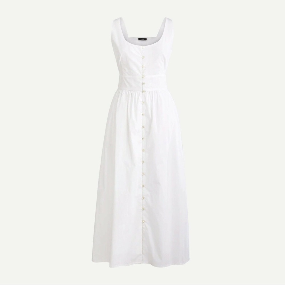 jcrew scoopneck midi dress